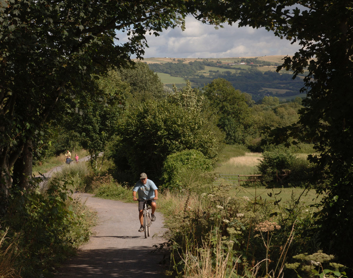 The Strawberry Line cycle route (Clevedon to Shepton Mallet)